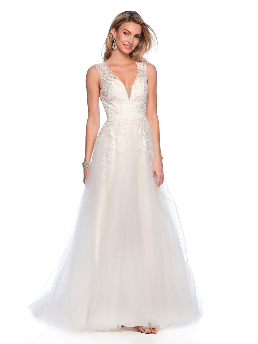 Wedding Dress by Dave and Johnny 10464 ABC Fashion