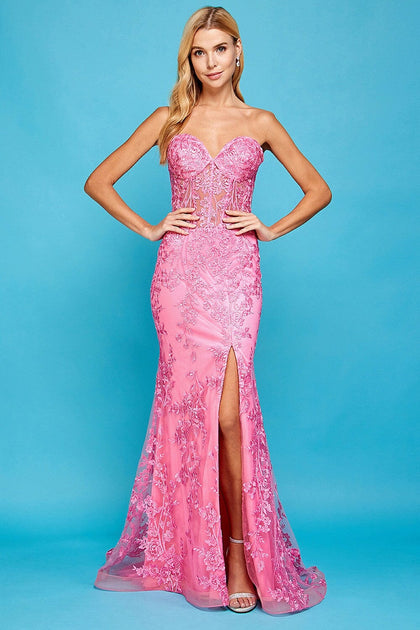 Strapless Prom Dresses & Strapless Prom Gowns