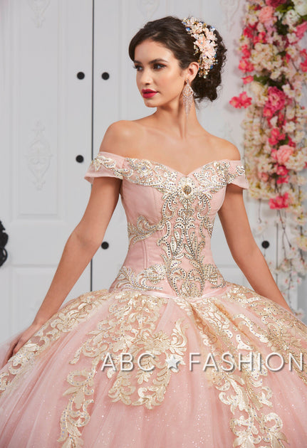 Gold Applique Quinceanera Dress by Alta Couture MQ3079  Quinceanera  dresses, Quinceanera dresses gold, Quinceanera dresses pink