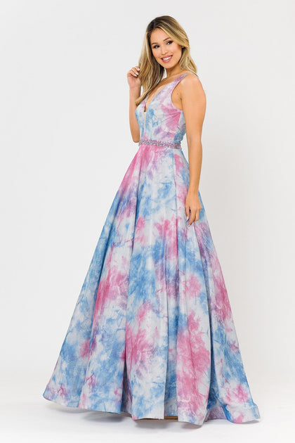 Tie and shop dye designer dresses