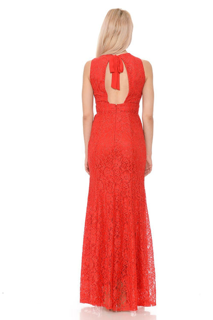 Betsy and adam red hotsell lace dress