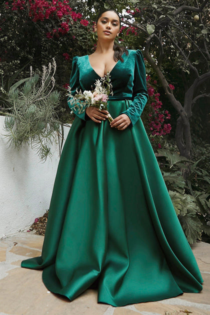 Formal velvet outlet gowns