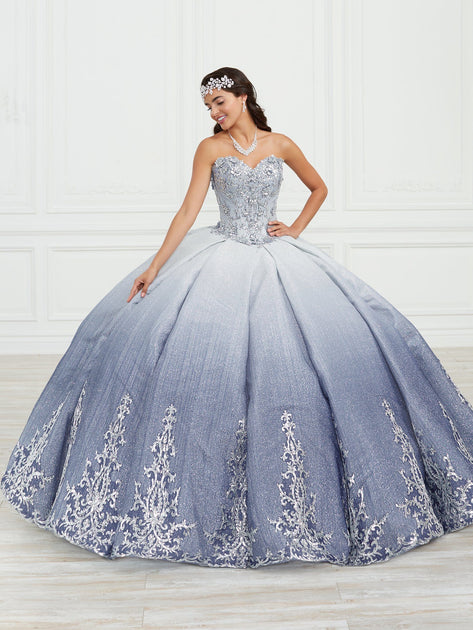 Pink ombre shop quinceanera dress