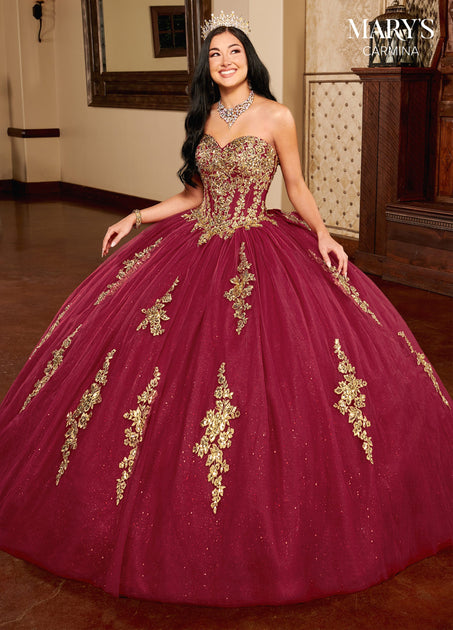 Lace Bodice Corset Quinceanera Dress by Ragazza EV07-607 – ABC Fashion
