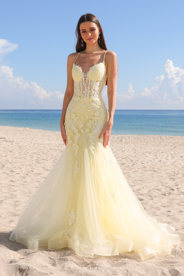 Sleeveless Mermaid Dress by Amelia Couture 2120