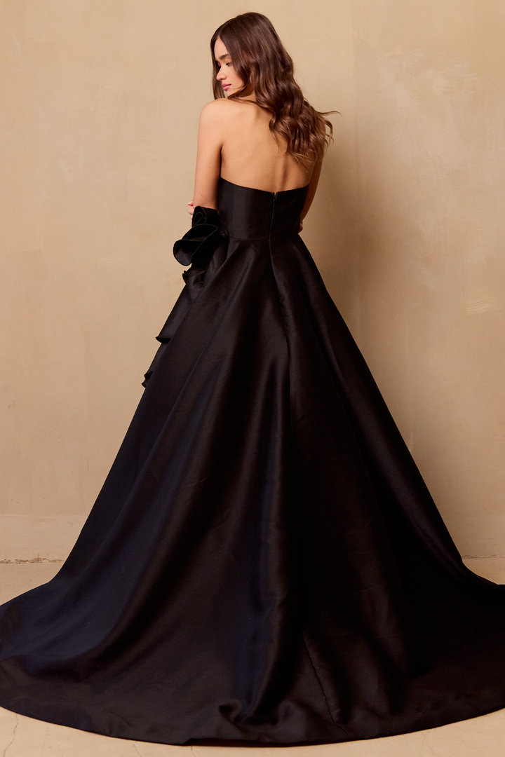 Strapless A-line Gown by Amelia Couture SU085