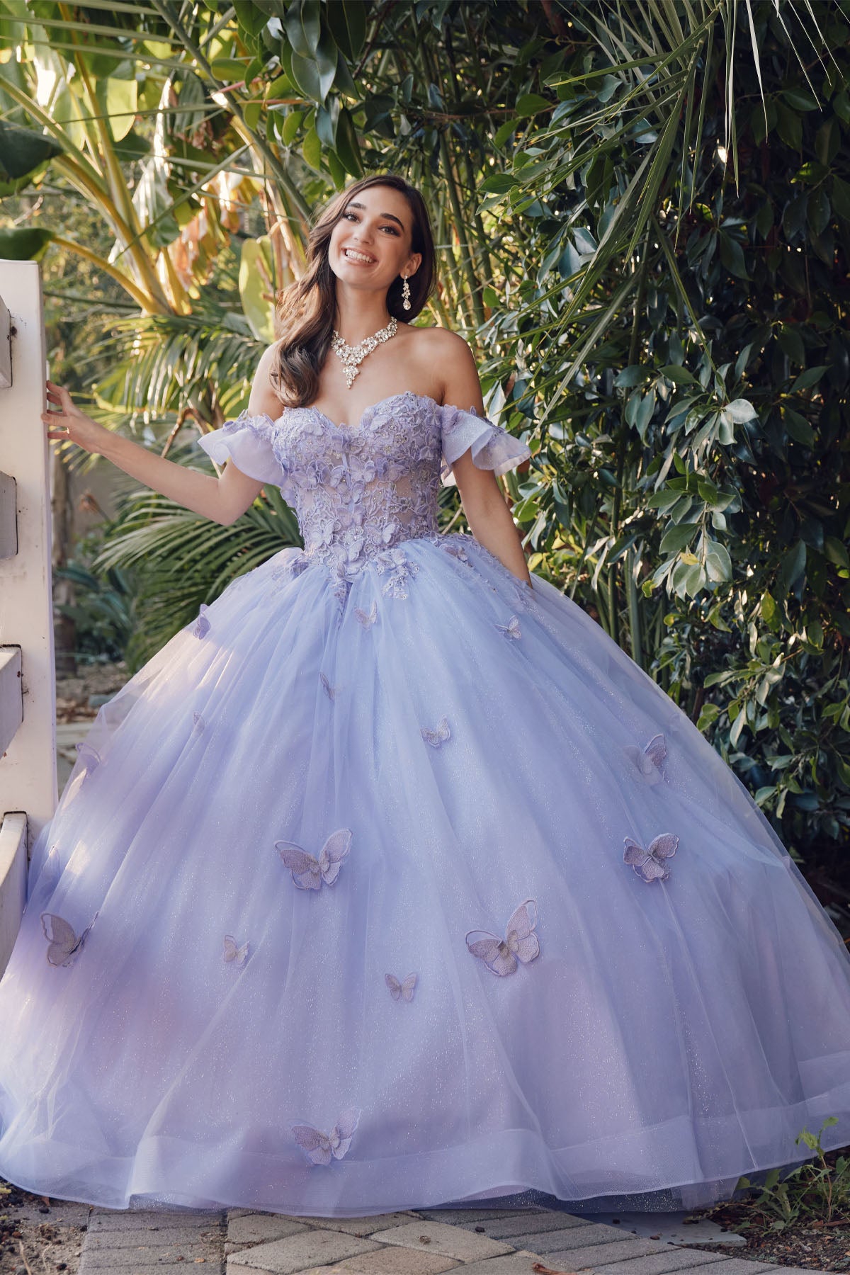 puffy light purple quinceanera dresses