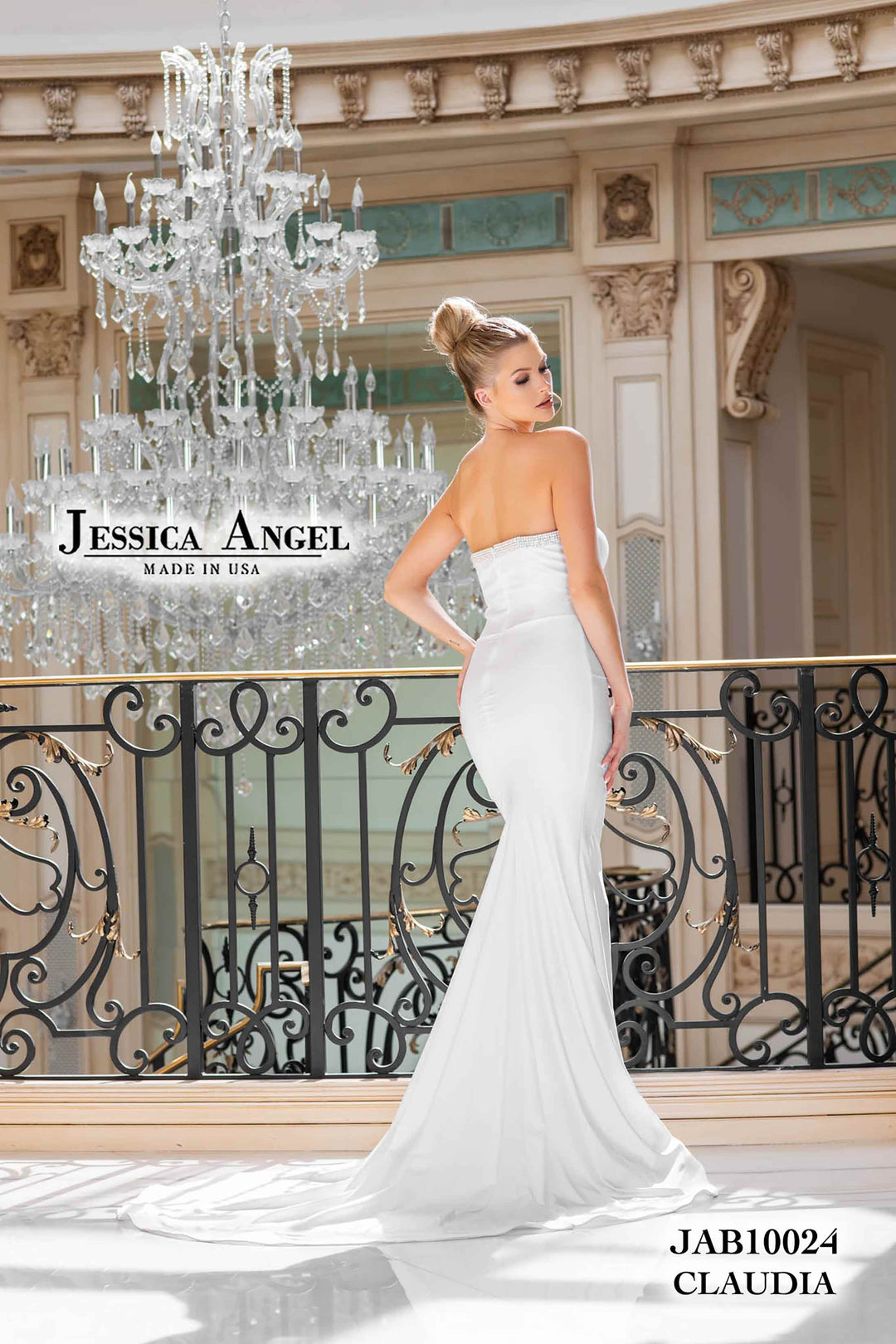 Fitted Strapless Bridal Gown by Jessica Angel 10024