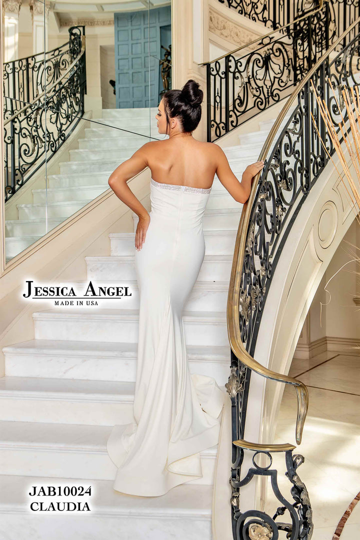 Fitted Strapless Bridal Gown by Jessica Angel 10024