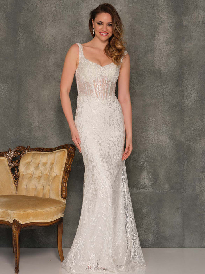 Wedding Dress by Dave and Johnny 10454