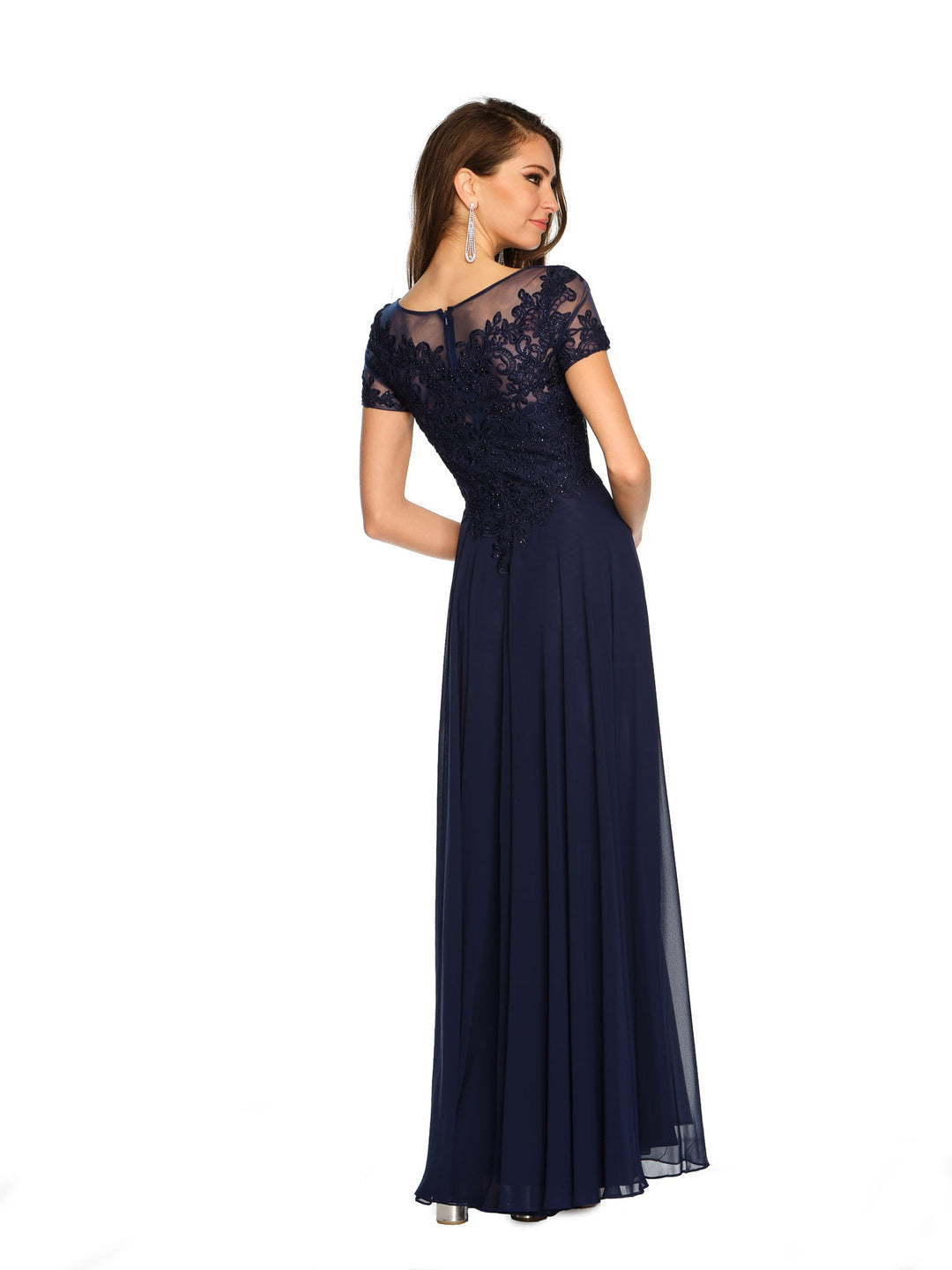 Long Evening Dress by Dave and Johnny A10595