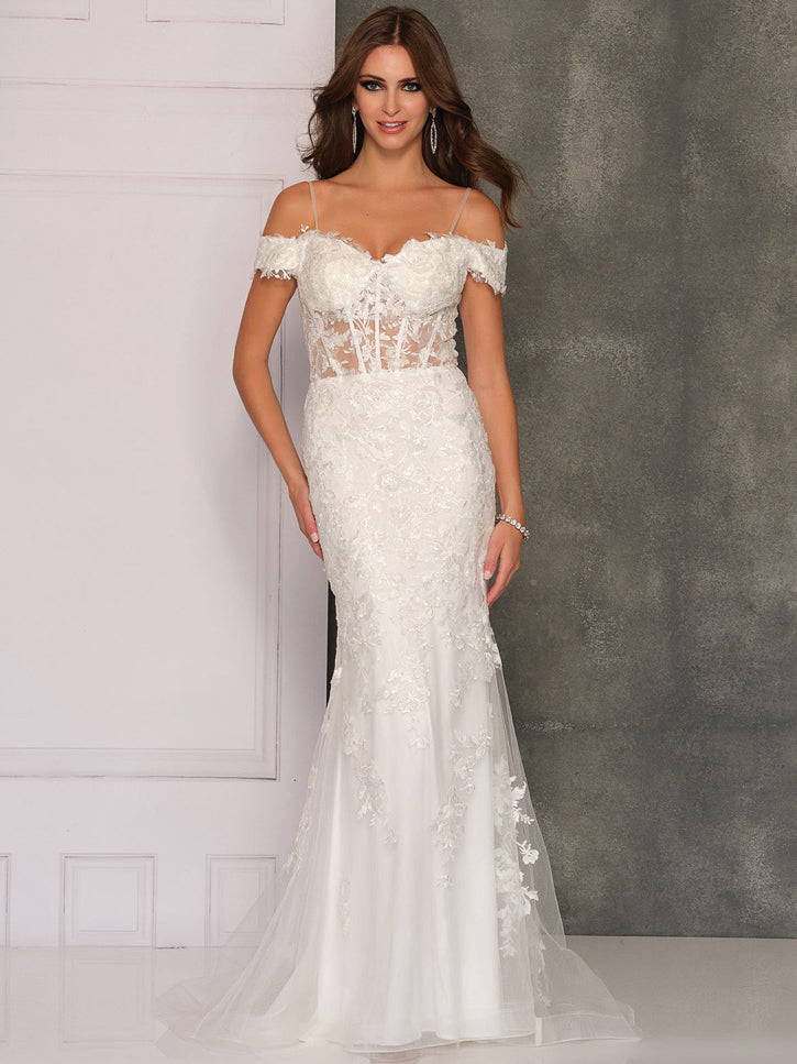 Wedding Dress by Dave and Johnny 10619