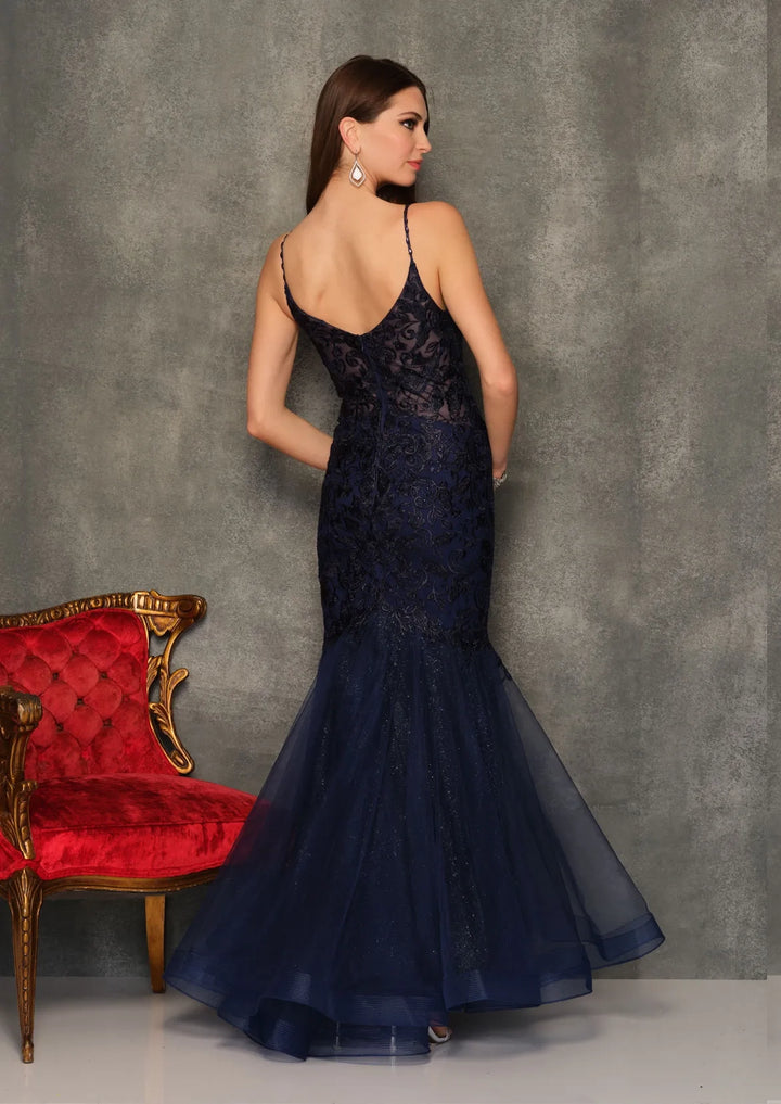 Long Evening Dress by Dave and Johnny 10625