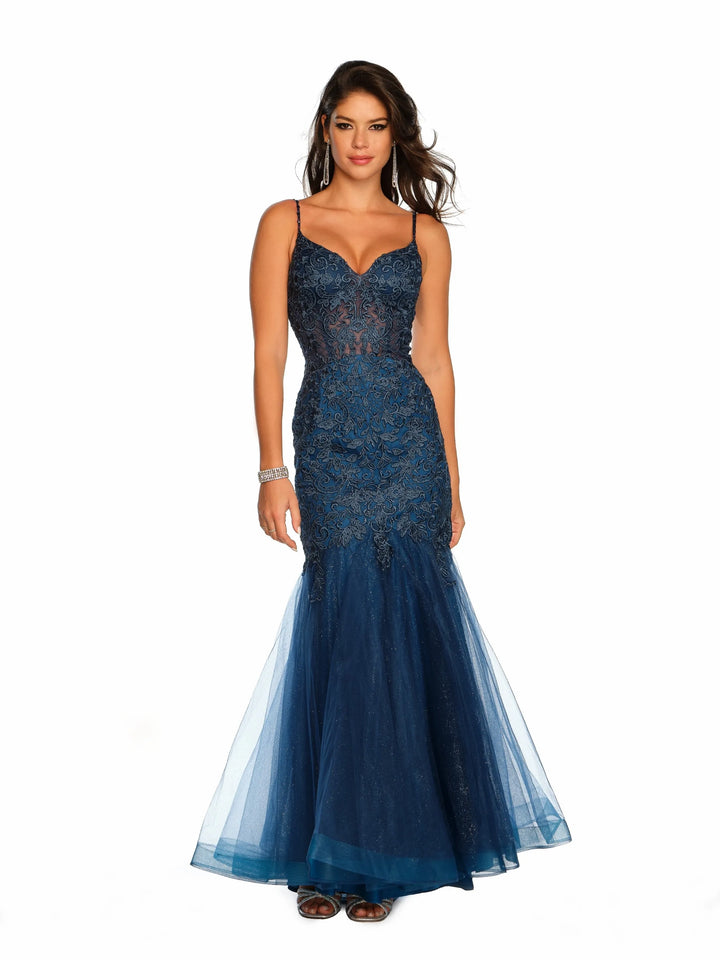 Long Evening Dress by Dave and Johnny 10625