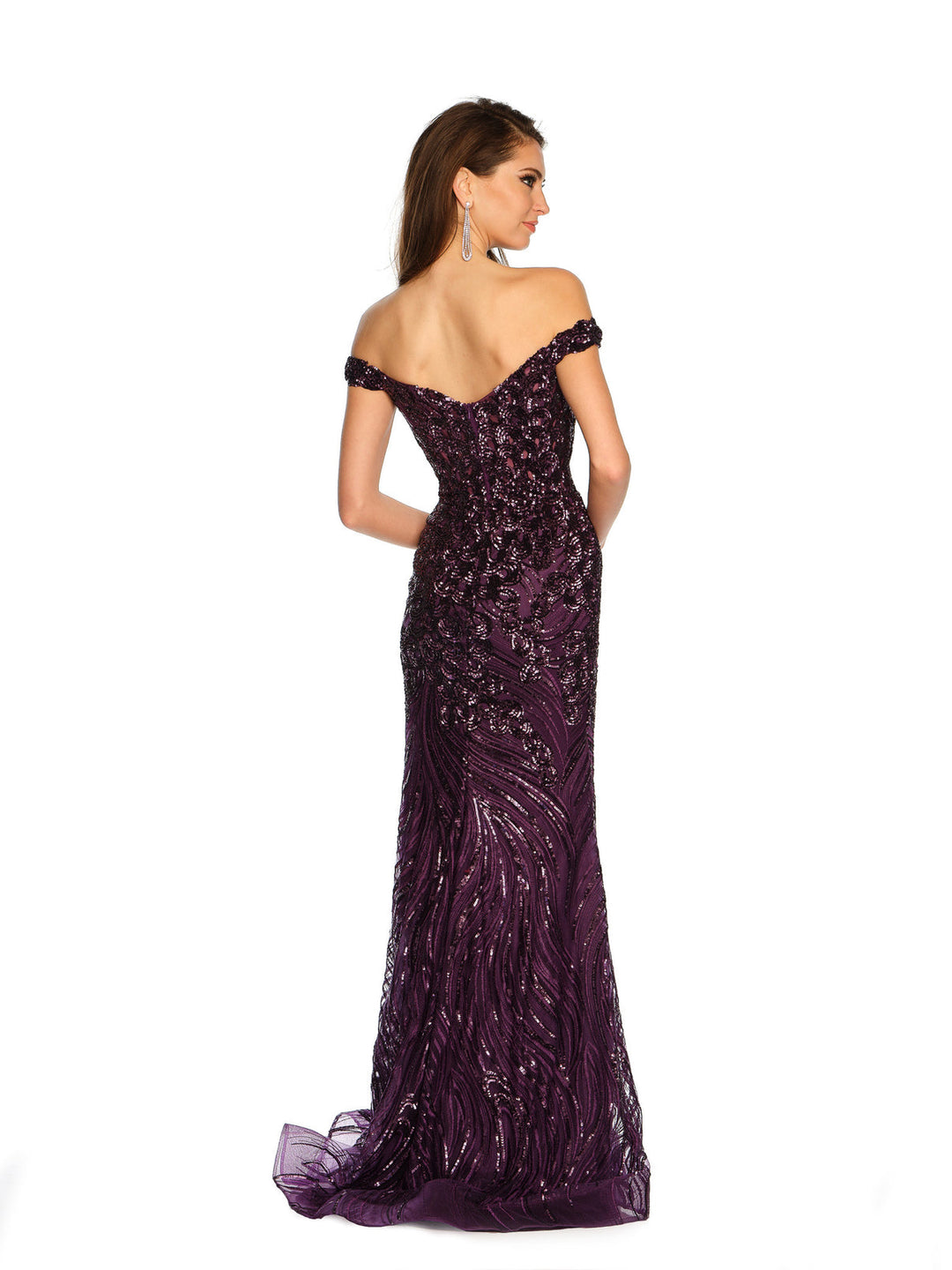 Long Evening Dress by Dave and Johnny 11002