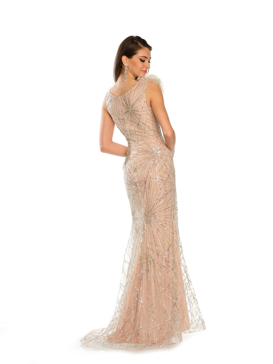 Long Evening Dress by Dave and Johnny 11221