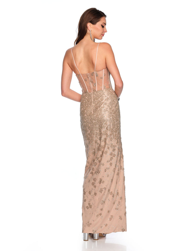 Long Evening Dress by Dave and Johnny 11496