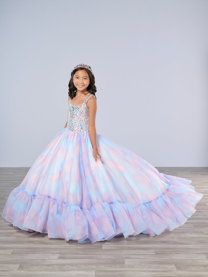 Girls Organza Ruffled Gown by Tiffany Princess 13790