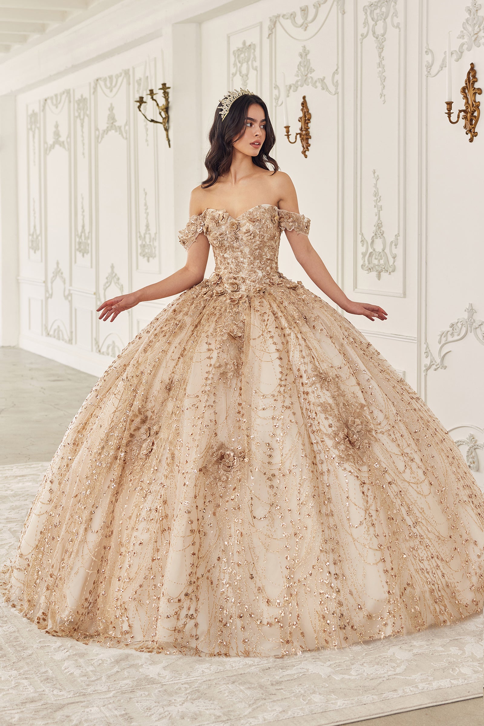 Quinceanera Dresses 500 to 1000 Tagged Champagne ABC Fashion