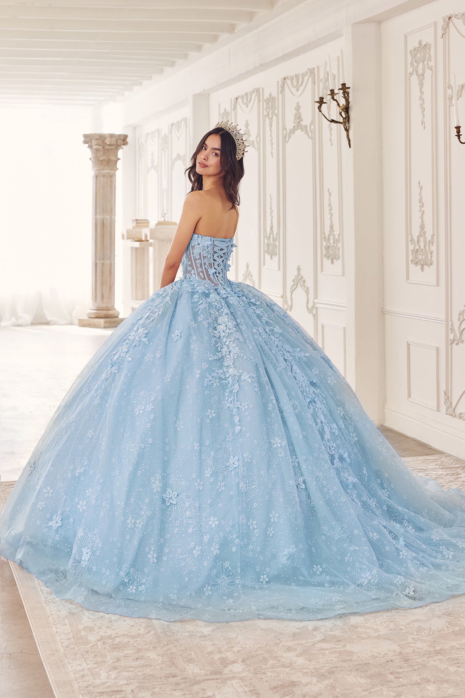 In Stock Quinceanera Dresses Ready to Ship Sweet 15 Ballgowns Tagged Blue ABC Fashion