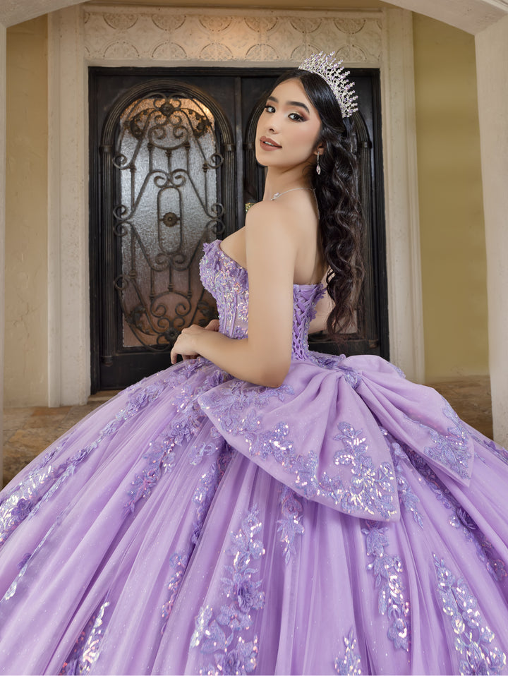 Strapless Capelet Ball Gown by LizLuo Quince 26101