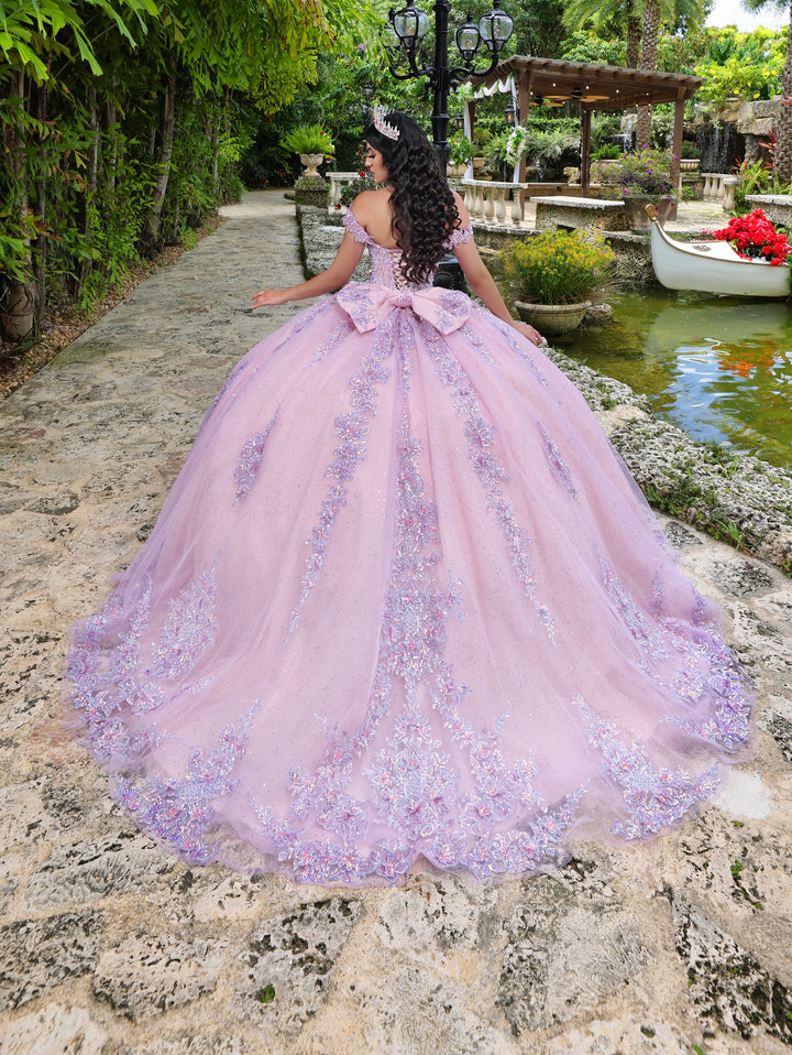 Off Shoulder Corset Ball Gown by LizLuo Quince 26105