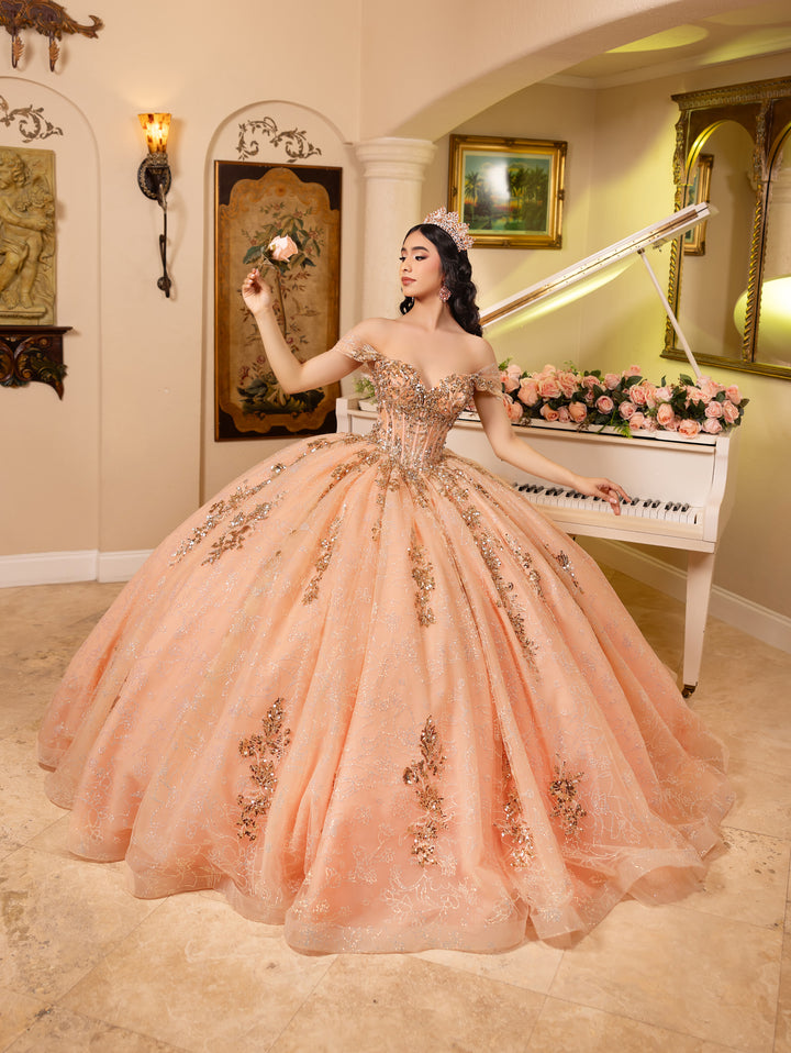 Tiered Off Shoulder Ball Gown by LizLuo Quince 26106