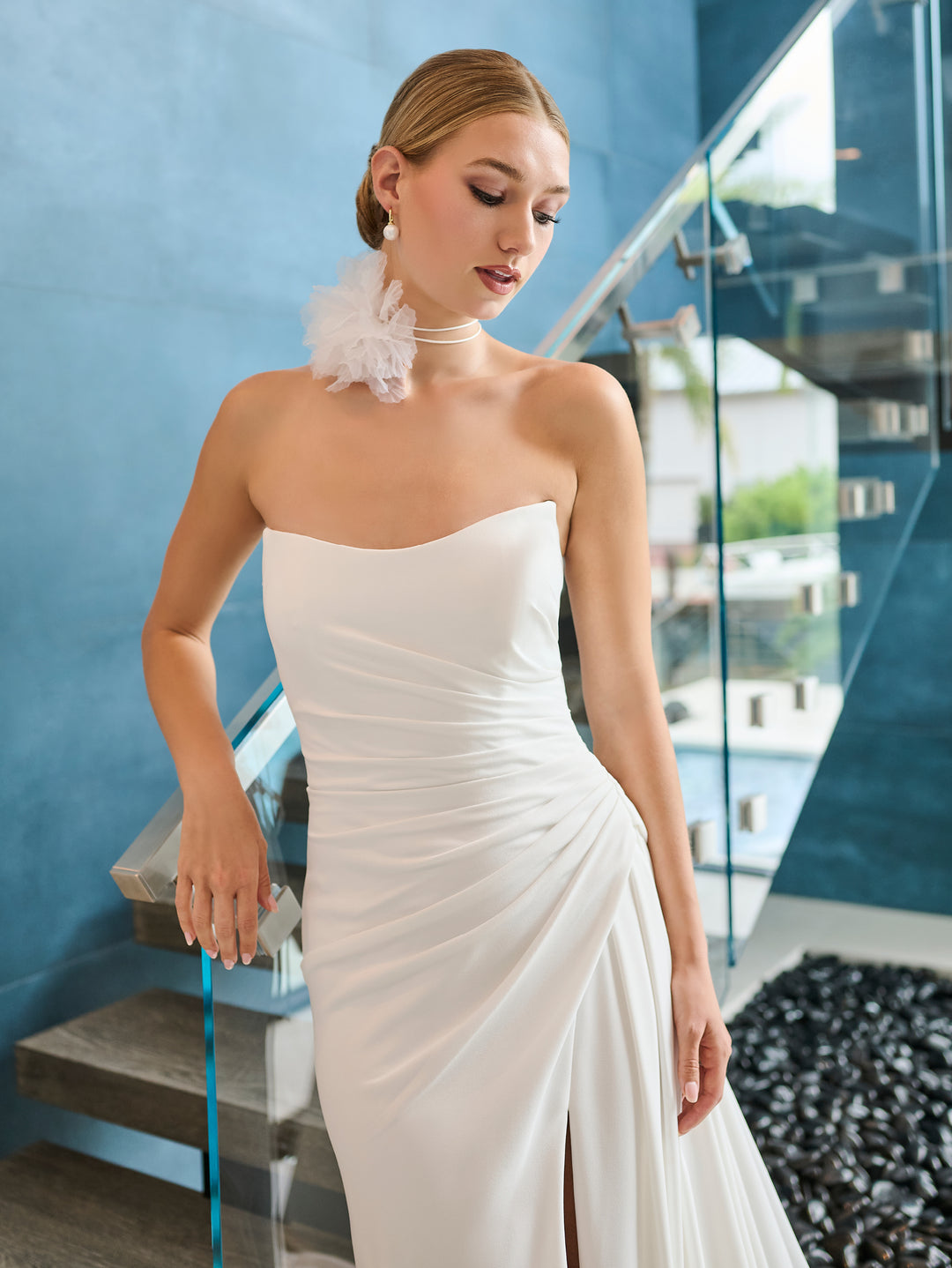 Fitted Strapless Bridal Gown by Adrianna Papell 31316