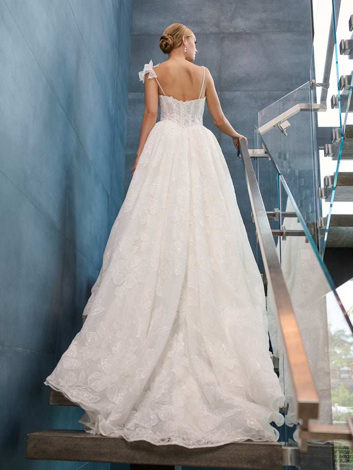 Lace Sleeveless Bridal Ball Gown by Adrianna Papell 31326