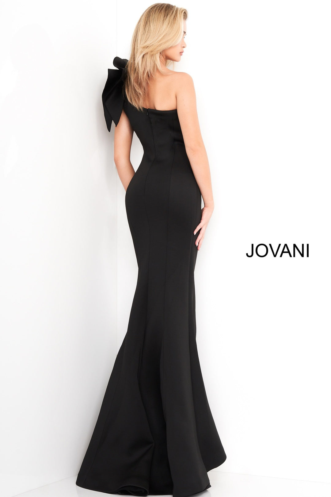 Scuba Fitted One Shoulder Gown by Jovani 32602