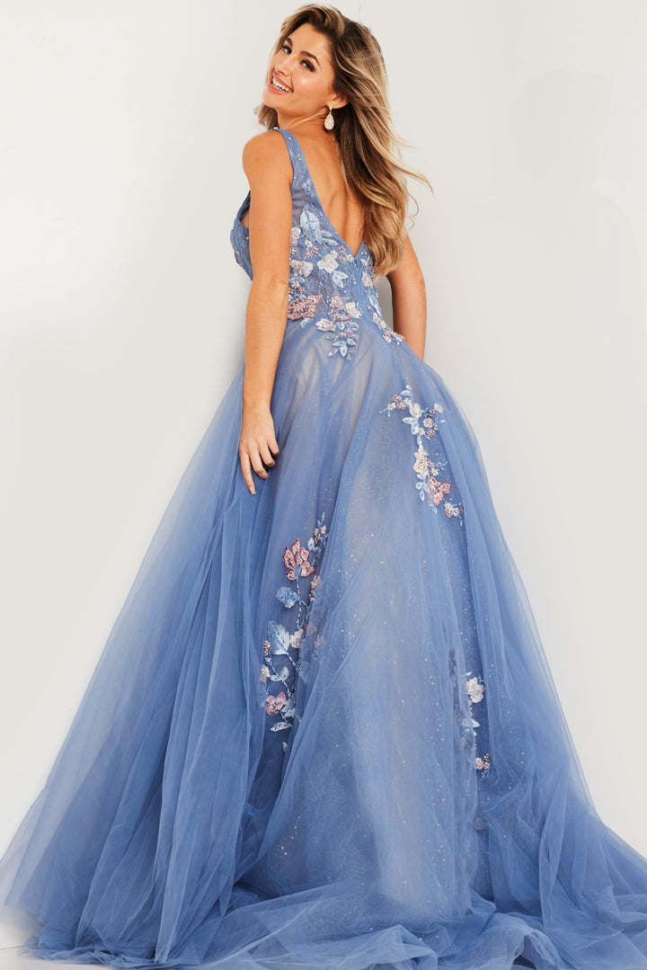 Embroidered Sleeveless A-line Gown by Jovani 37468