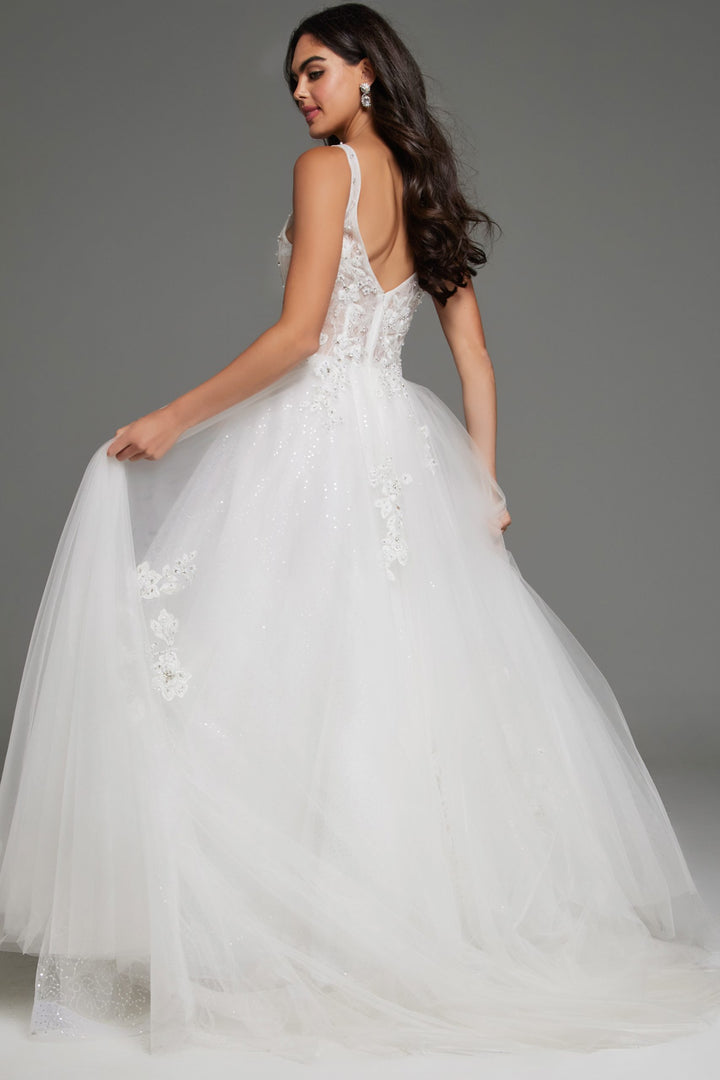 Embroidered Sleeveless A-line Gown by Jovani 37468