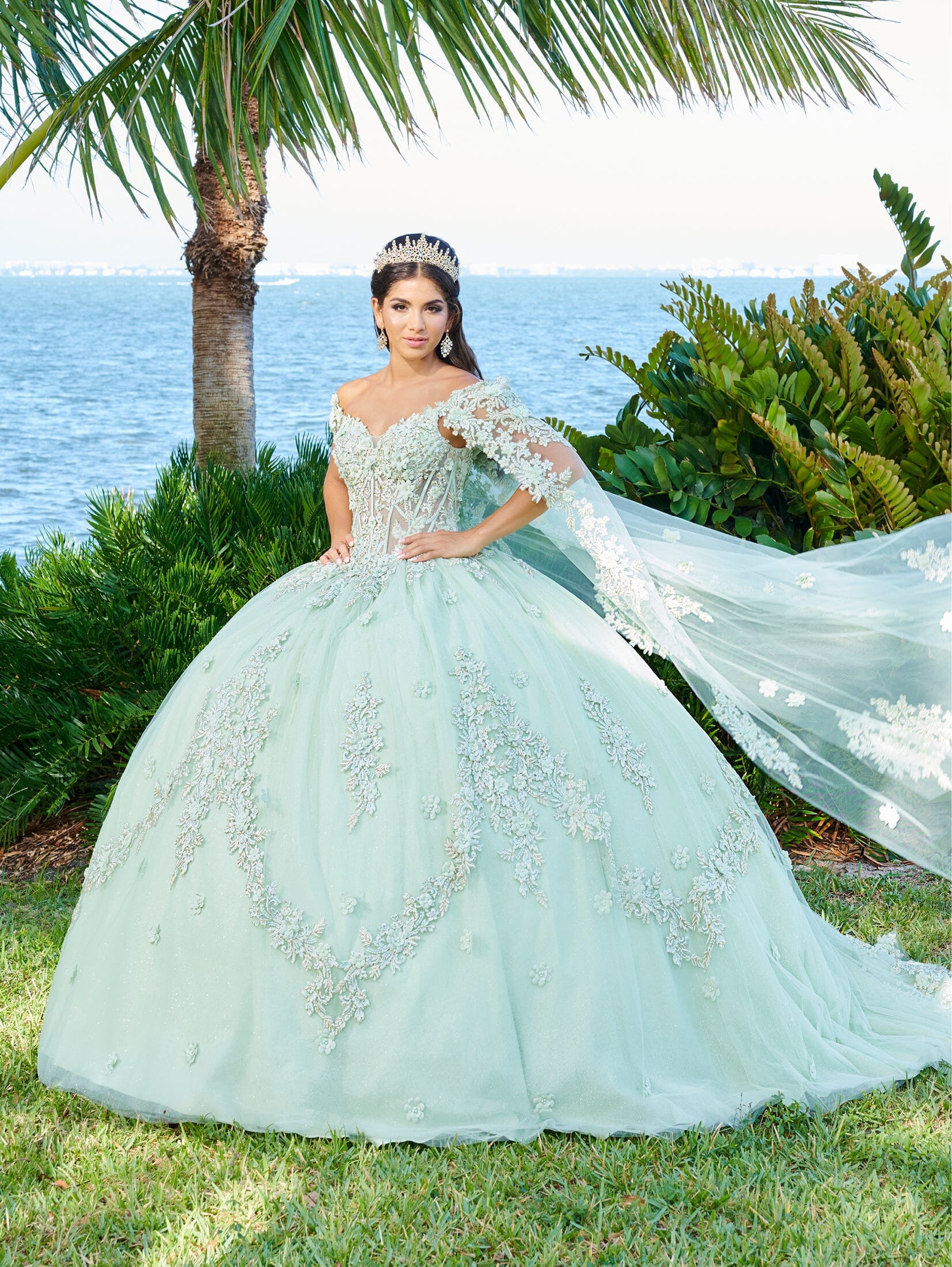 Mint Blue Quince Dresses