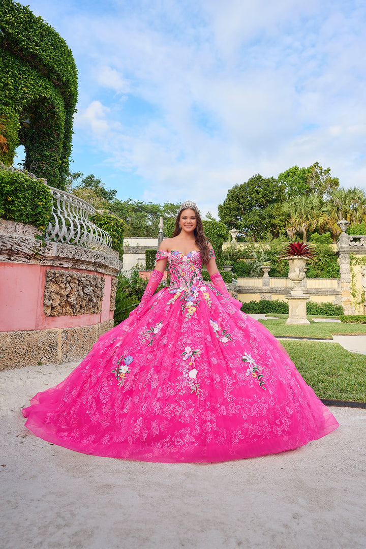 Floral Embroidered Quinceanera Dress by Amarra 54200