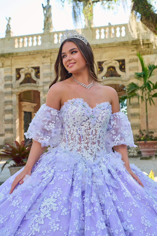 Glow in the Dark Quinceanera Dress by Amarra 54206