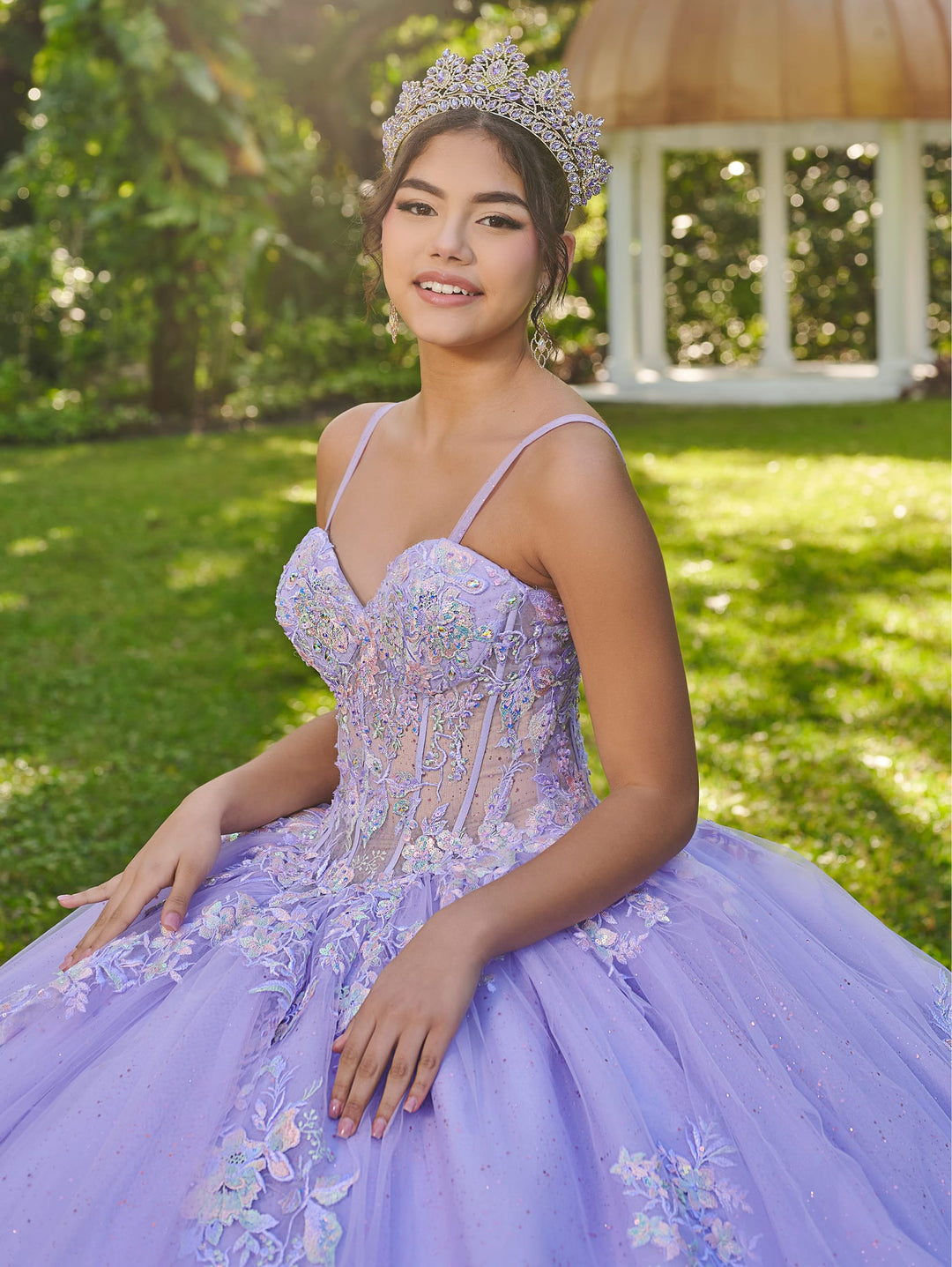 Sweetheart Corset Quinceanera Dress by LizLuo Fiesta 56513