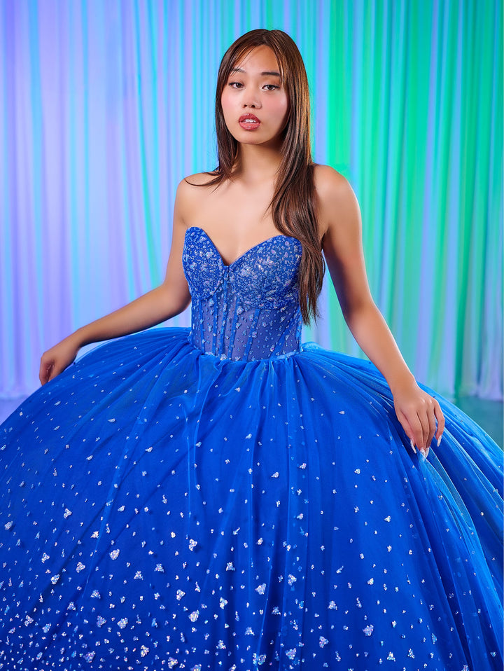 Strapless Quinceanera Dress by LizLuo Fiesta 56522