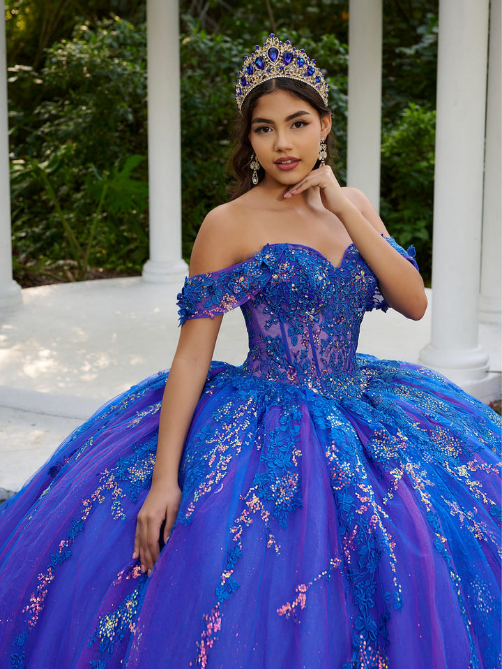 Off Shoulder Quinceanera Dress by LizLuo Fiesta 56524