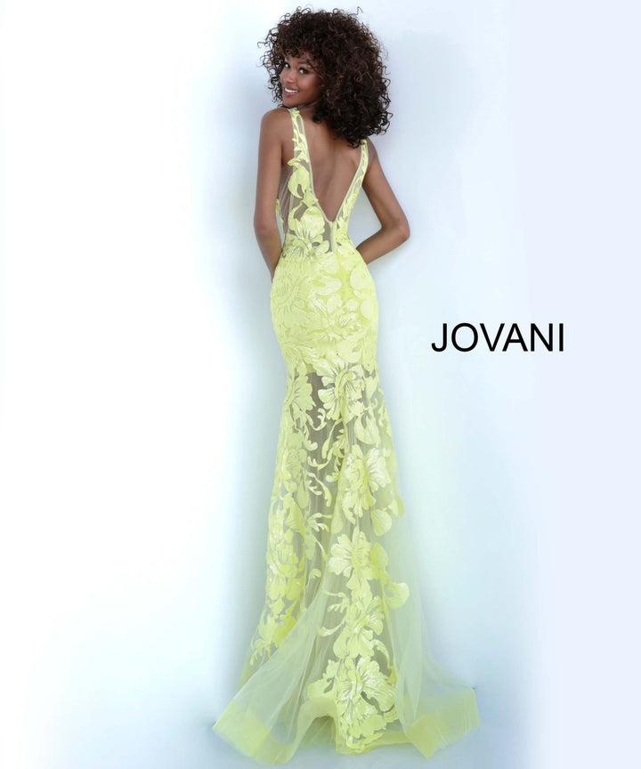 Embroidered Fitted Sleeveless Gown by Jovani 60283