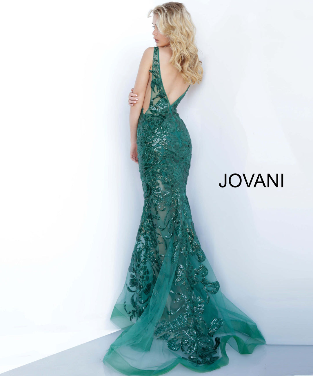 Embroidered Fitted Sleeveless Gown by Jovani 60283