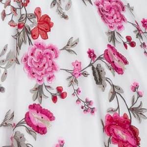 Girls Floral Print Gown by Mini Quince 80013MQ