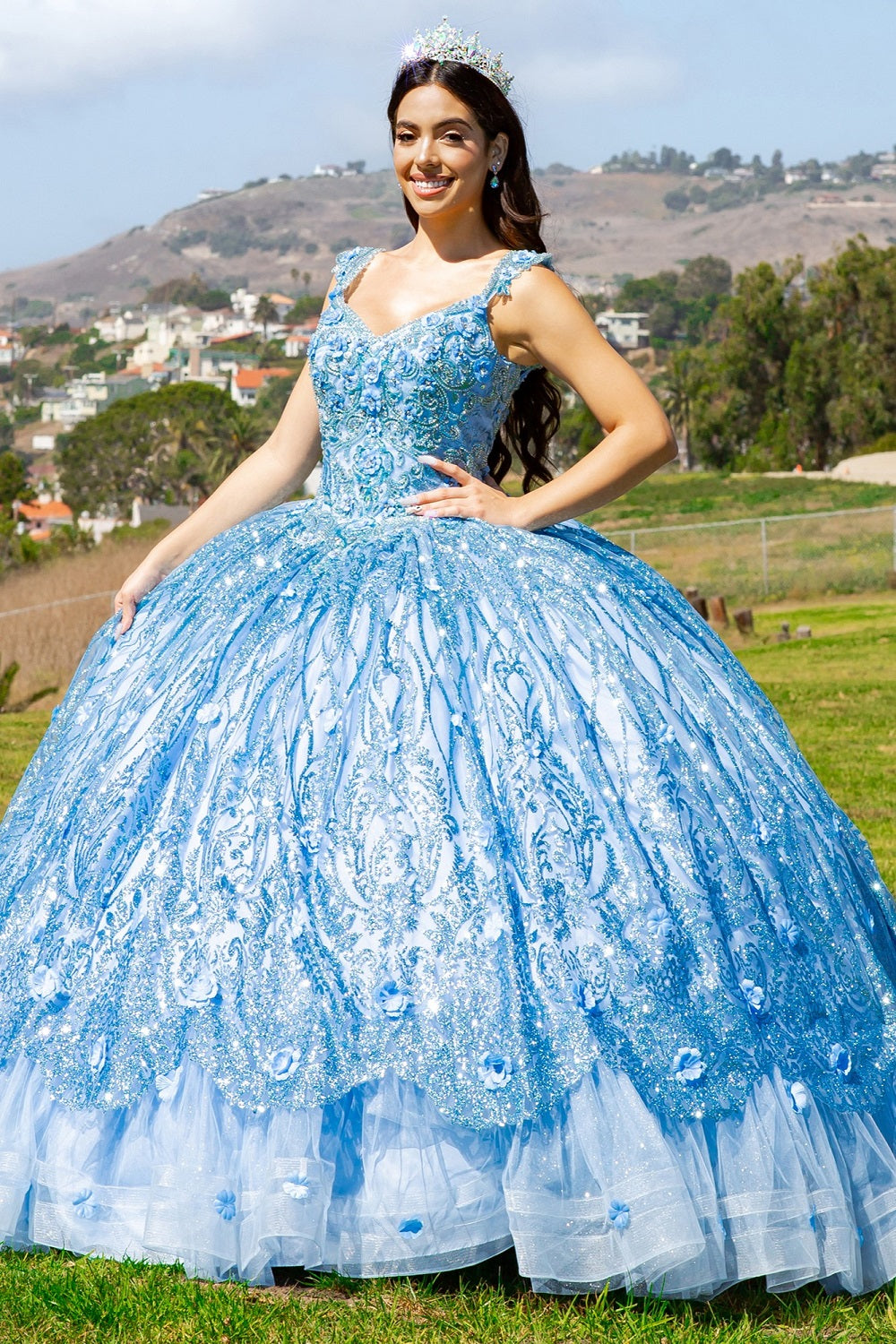 cinderella blue quince dresses