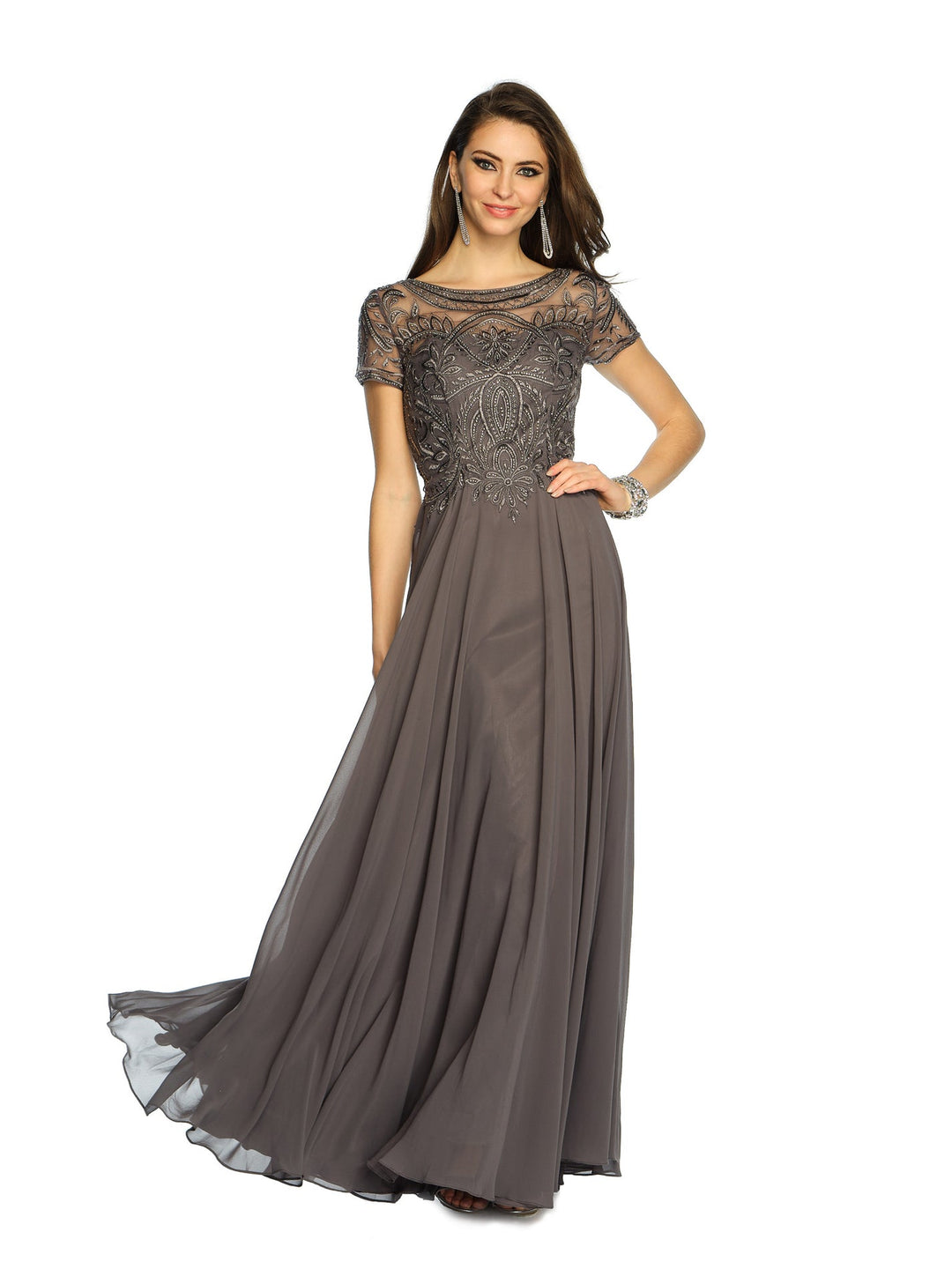 Long Evening Dress by Dave and Johnny A9071