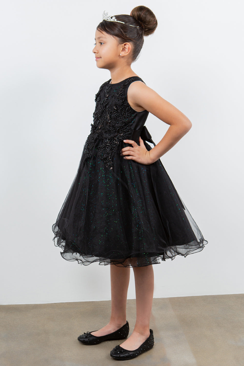 Girls Short Sleeveless Dress by Cinderella Couture 9150