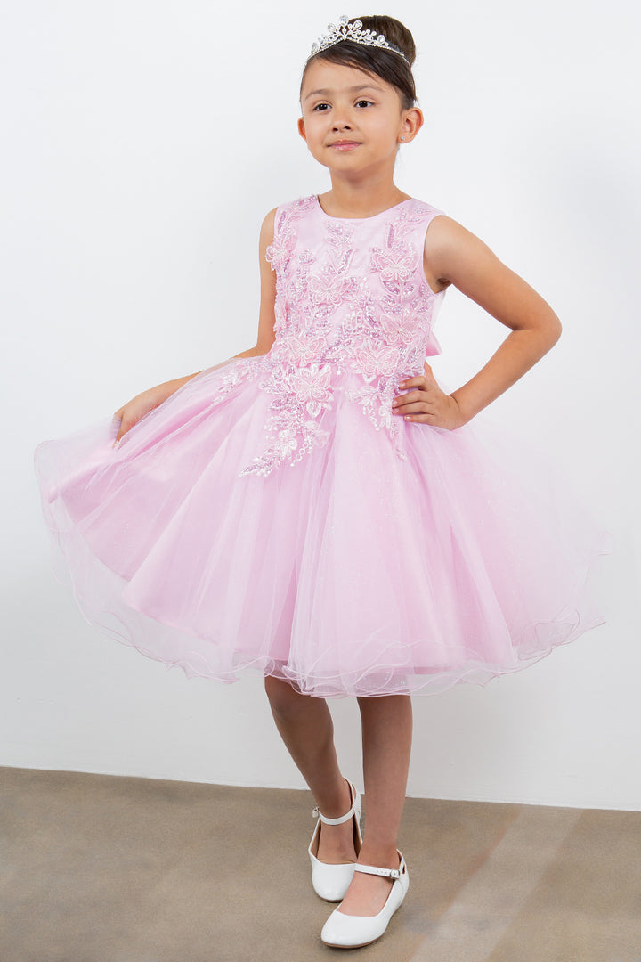 Girls Short Sleeveless Dress by Cinderella Couture 9150