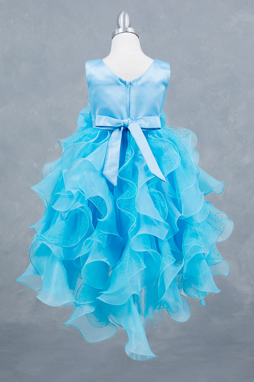 Girls Sleeveless Ruffled Dress by Cinderella Couture 9179