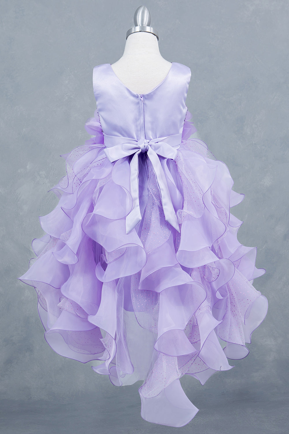 Girls Sleeveless Ruffled Dress by Cinderella Couture 9179