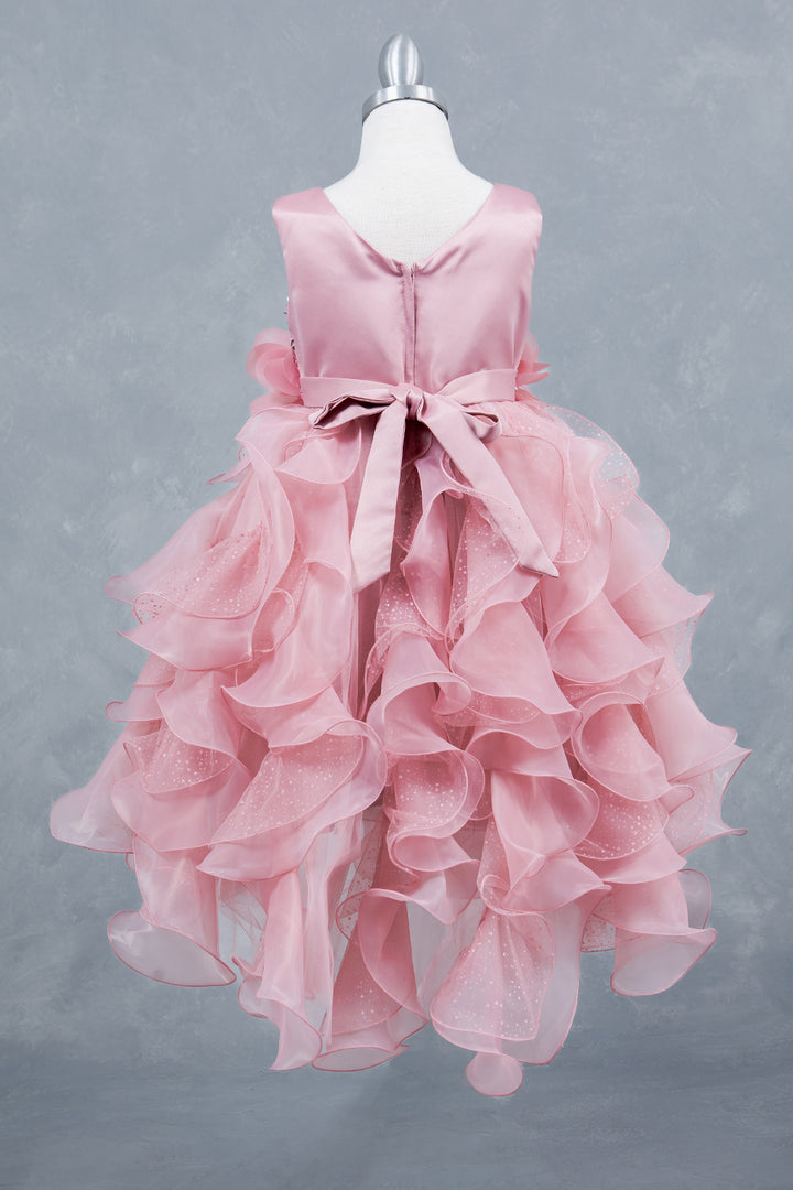 Girls Sleeveless Ruffled Dress by Cinderella Couture 9179