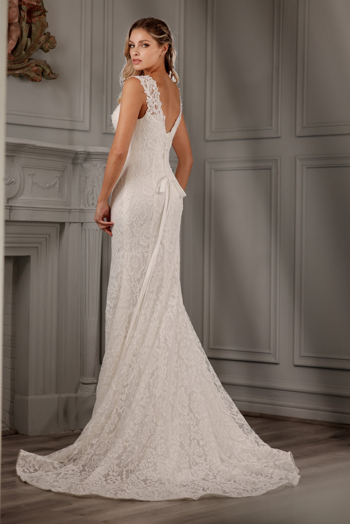 Lace Fitted Sleeveless Bridal Gown by Abby Lane 97158