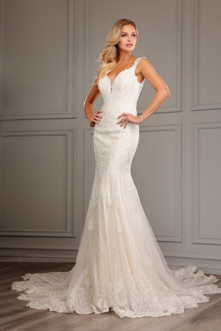 Lace Tulle Mermaid Bridal Gown by Abby Lane 97159